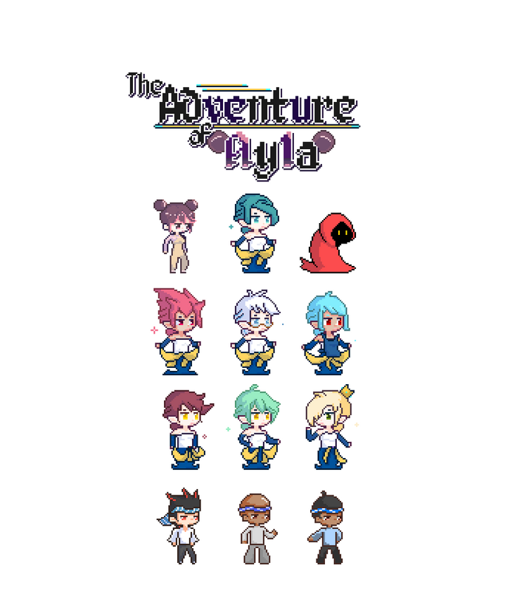 The Adventure of Ayla Character Lineup