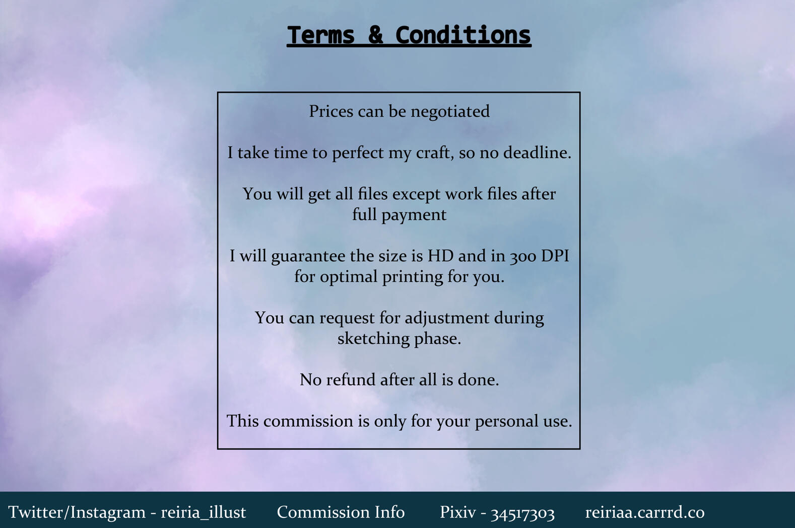 Terms & Conditions